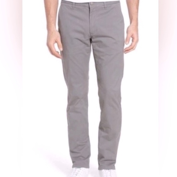 Bonobos Khaki Athletic Fit Stretch Chinos 35x34 - Picture 1 of 4